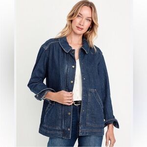 New Old Navy Denim Barn Chore Jacket